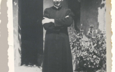 Don Stefano nel giorno dell'ordinazione sacerdotale