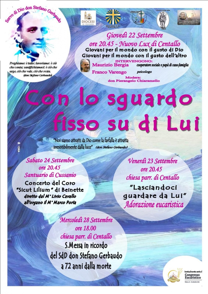 CON LO SGUARDO FISSO SU DI LUI