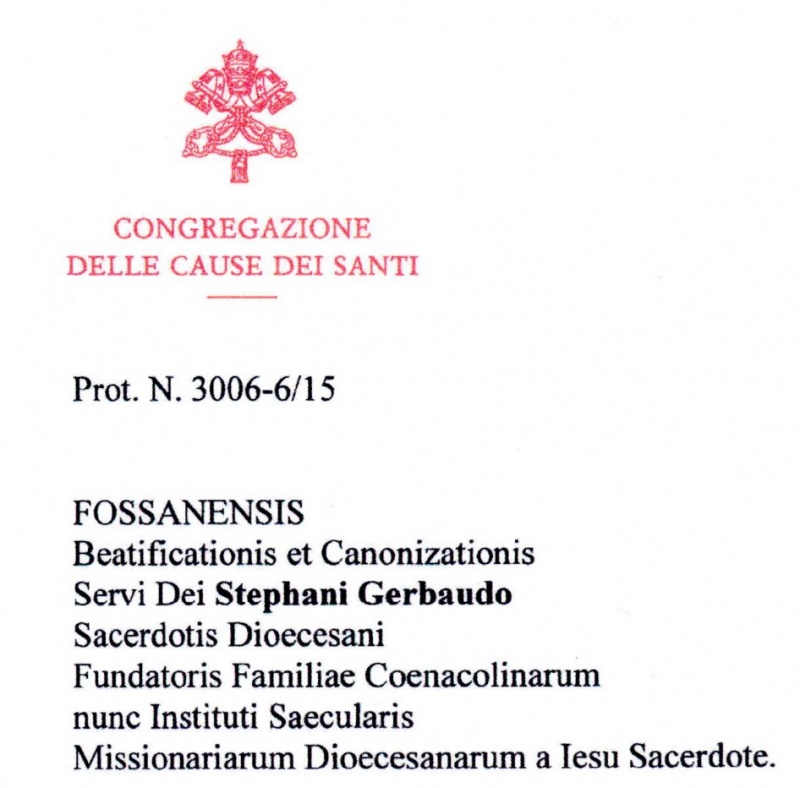 DECRETO DI VALIDITA' dell'istruzione diocesana "super virtutibus" 