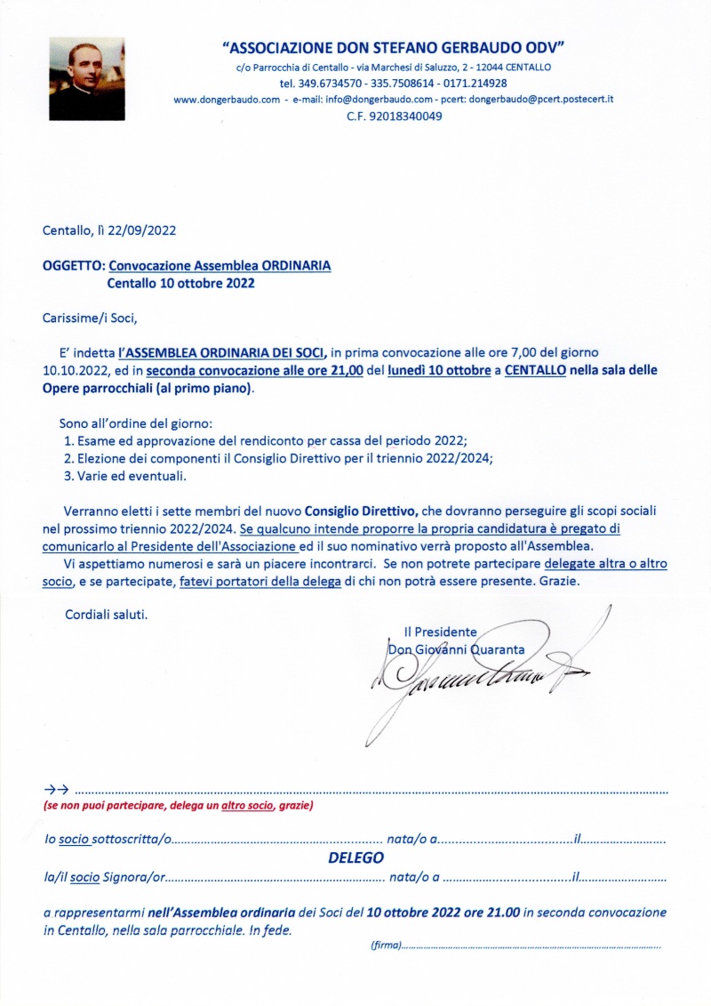 ASSEMBLEA ORDINARIA 2022.2